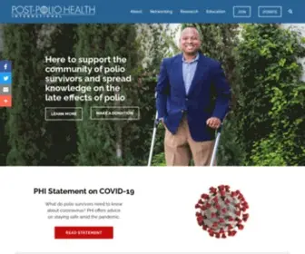 Post-Polio.org(Post Polio) Screenshot