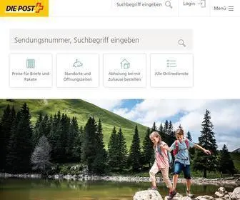 Post.ch(Die Schweizerische Post) Screenshot
