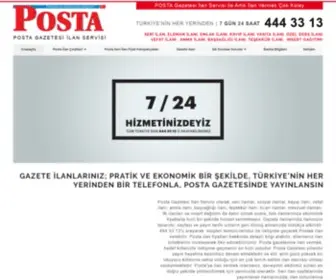Postagazeteilan.net(Posta Gazetesi) Screenshot