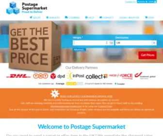 Postagesupermarket.com(Parcel/Courier Services) Screenshot