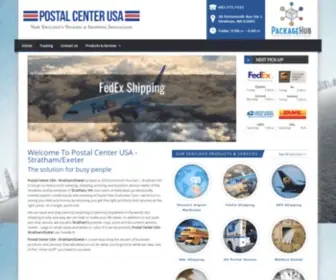 Postalcenterstratham.com(Packing, Shipping, Mailing) Screenshot