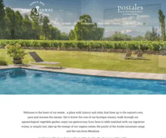 Postalesarg.com(Finca del Nunca Jamas & Postales Hotel Boutique) Screenshot