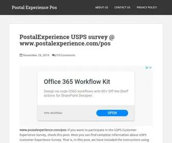 Postalexperiencecompos.club(Postal Experience Pos) Screenshot