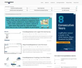 Postalexperiencecompos.com(PostalExperience com POS) Screenshot