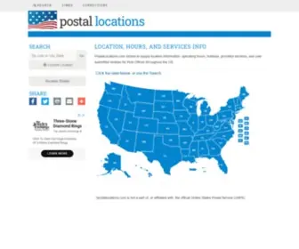 Postallocations.com(Postal Locations) Screenshot