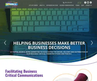 Postalsource.com(Facilitating Business Critical Communications) Screenshot