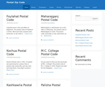 Postalzipbd.com(Postal Zip Code) Screenshot