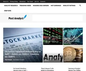 Postanalyst.com(Post Analyst) Screenshot