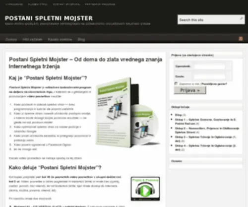 Postanispletnimojster.com(Postanispletnimojster) Screenshot