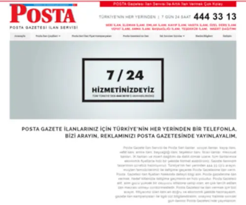 Postaseriilan.net(Posta Gazetesi) Screenshot