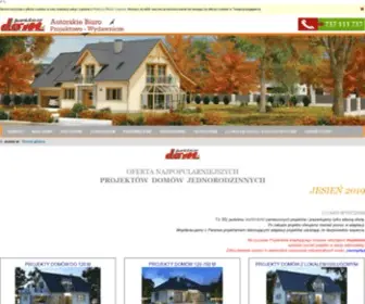 Postawdom24.pl(Postaw Dom oferuje Państwu gotowe projekty domów nowoczesnych różnego rodzaju) Screenshot