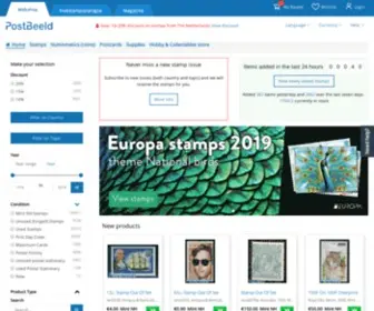 Postbeeld.com(Online Stamp Shop) Screenshot