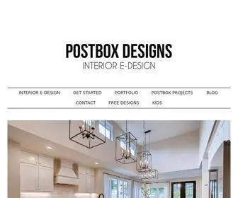 PostboxDesigns.com(Order your custom designed room in our hour (in your PJs)) Screenshot