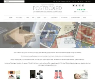 Postboxed.co.uk(Letterbox Friendly Gifts for All Occasions) Screenshot