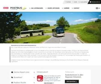 Postbus.at(Startseite) Screenshot