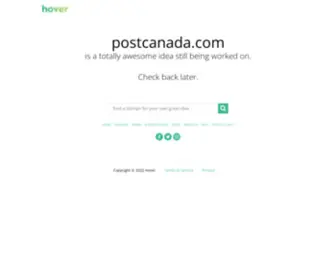 Postcanada.com(Mailing service toronto) Screenshot