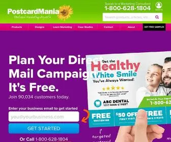 Postcardmania.com(Postcard Printing & Direct Mail) Screenshot