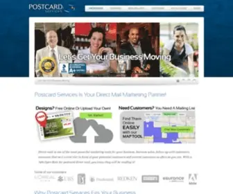Postcardservices.com(Postcard Marketing) Screenshot