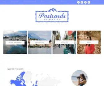 Postcardstoseattle.com(Postcards to Seattle) Screenshot