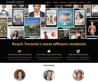 Postcitymagazines.com(Reach T.O.’s most affluent & established residences) Screenshot