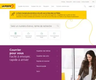 Poste.ch(Page d'accueil) Screenshot