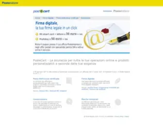 Postecert.it(La posta elettronica certificata (PEC)) Screenshot