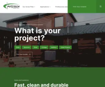 Postech-Foundations.com(Postech Foundations) Screenshot