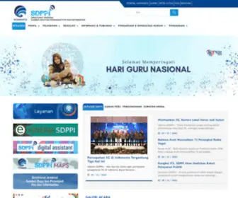 Postel.go.id(Direktorat Jenderal Sumber Daya dan Perangkat Pos dan Informatika) Screenshot