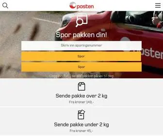 Posten.no(Og frakttjenester i Norge og utlandet) Screenshot
