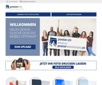 Poster.ch(Homepage von) Screenshot