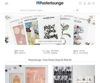 Posterlounge.com(Your Shop for Wall Art & Fine Art Prints) Screenshot