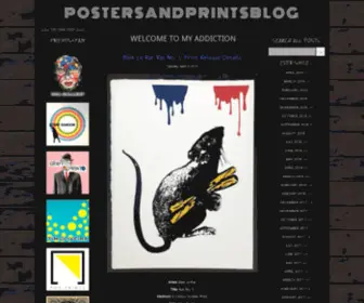 Postersandprintsblog.com(A Street Art Graffiti Blog) Screenshot
