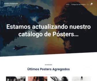 Postersguatemala.com(Los mejores posters en Guatemala) Screenshot