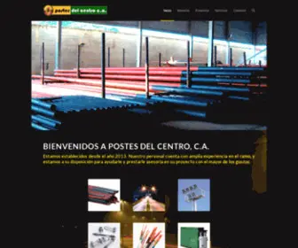 Postesdelcentro.com.ve(Postes del Centro) Screenshot