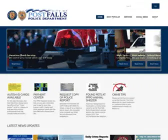 Postfallspolice.com(Post Falls Police) Screenshot