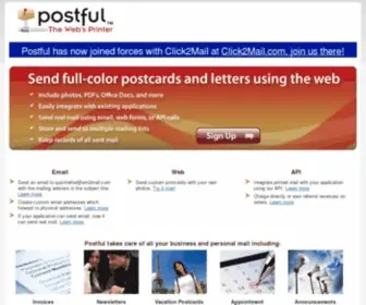 Postful.com(The Web's Printer) Screenshot