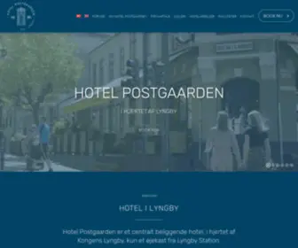 Postgaardenhotel.dk(Hotel i Lyngby) Screenshot