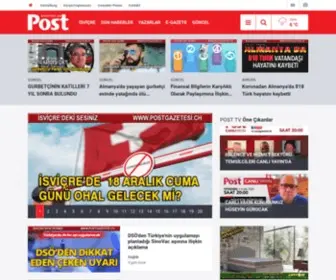 Postgazetesi.ch(POST Gazetesi) Screenshot