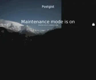 Postgist.com(Social networking) Screenshot