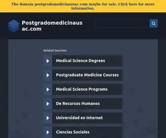 Postgradomedicinausac.com(Postgradomedicinausac) Screenshot