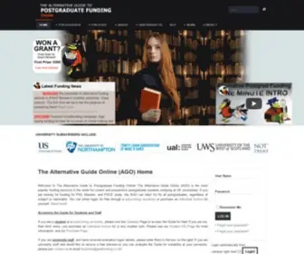 Postgraduate-Funding.com(Postgraduate Funding) Screenshot