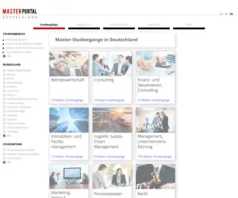 Postgraduate-Master.de(Master und MBA in Deutschland) Screenshot