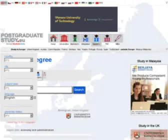 Postgraduatestudy.eu(V.EN, study (II)) Screenshot