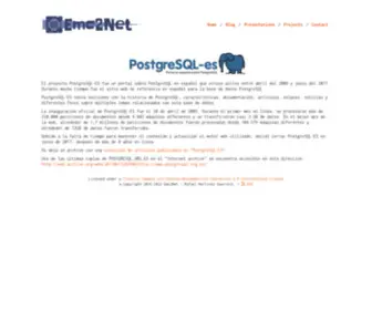 Postgresql.org.es(Postgresql) Screenshot