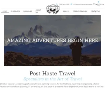 Posthastetravel.com(Post Haste Travel) Screenshot