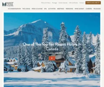 Posthotel.com(Lake Louise Hotel & Spa) Screenshot