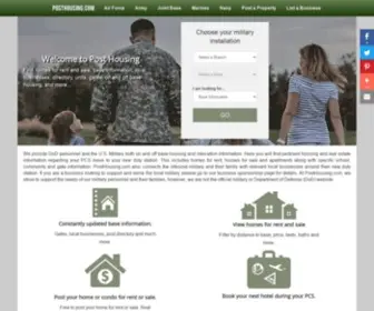 Posthousing.com(Post Housing) Screenshot