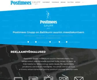 Postimeesgrupp.ee(Postimees Grupp) Screenshot
