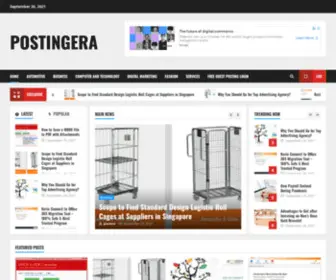 Postingera.com(An Informative Blog and Guest Post Site) Screenshot