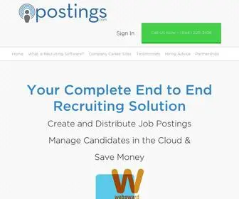 Postings.com(Job Posting Software) Screenshot